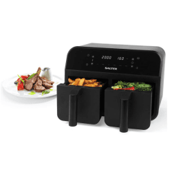 Image showing the Dual Pro Air Fryer, 7.4L, Black product.
