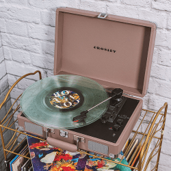 Image showing the Cruiser Deluxe Plus Portable Turntable, Purple Ash product.