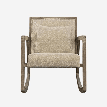 Image showing the Andrew Martin Rocking Chair, Natural product.