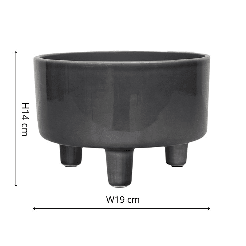 Pisa Bowl, D19cm, Slate
