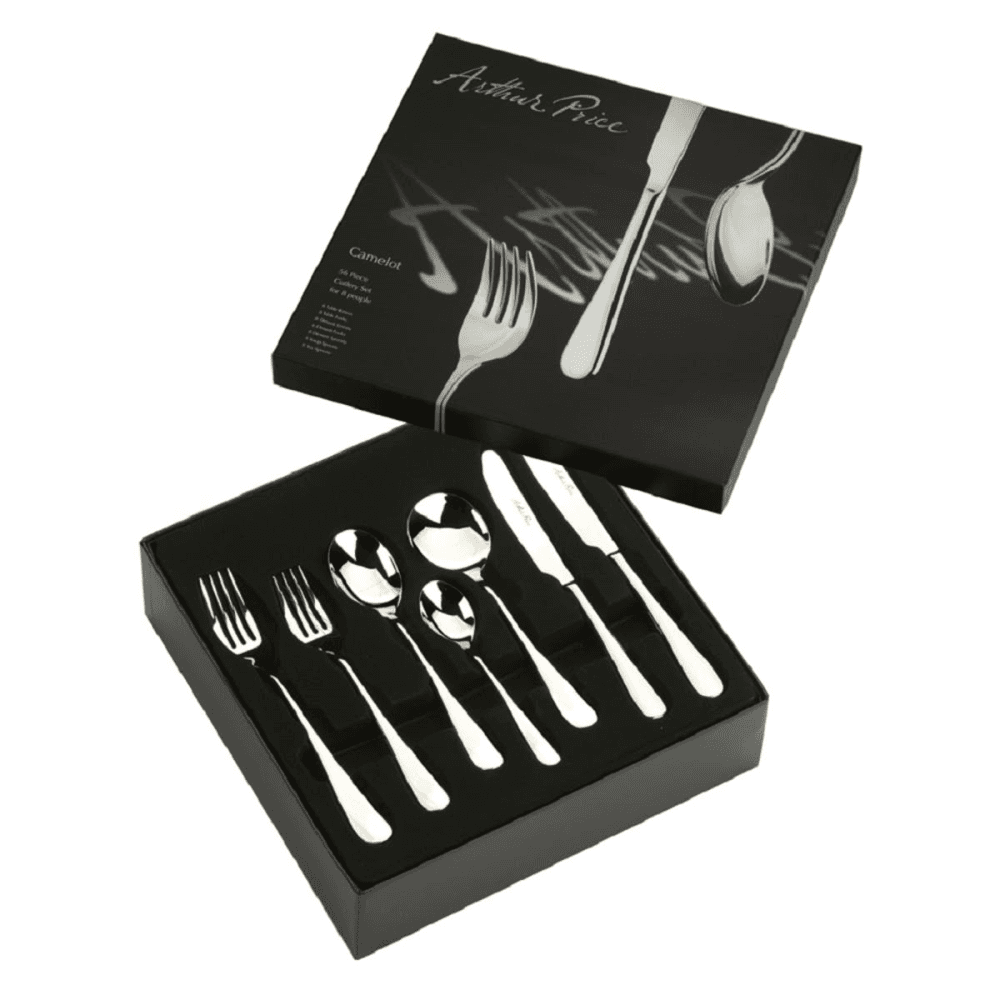 Signature-Camelot 56 piece cutlery set, Stainless Steel