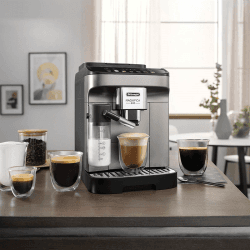 Image showing the Magnifico Evo Bean to Cup Coffee Machine, Titanium  product.