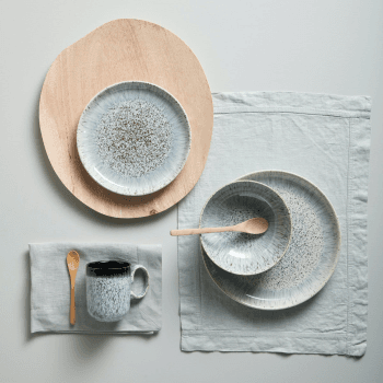 Image showing the Halo Speckle Extra large nesting bowl, L24 x W24 x D5.5cm / Capacity: 1500ml product.