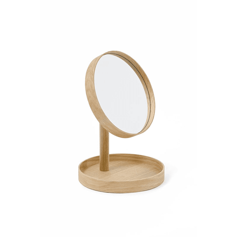 Look Magnify Mirror, Oak