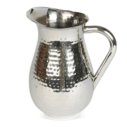 Image showing the Champagne Hammered Tall pitcher, 23cm - 2.25 litre, Stainless Steel product.