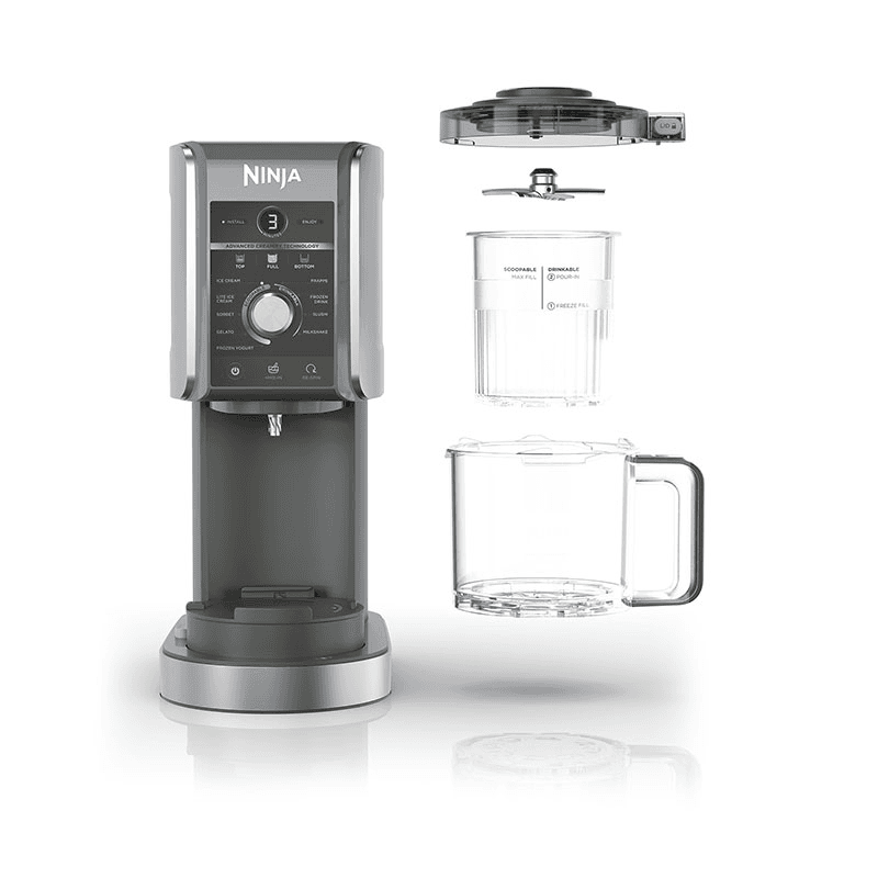 Creami Deluxe 10-in-1 Ice Cream and Frozen Drink Maker, 709ml, Silver