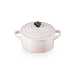 Image showing the Stoneware Petite round casserole, 9cm, 9cm - 250ml, shell pink product.