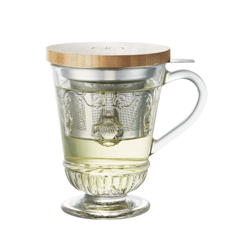 Image showing the Versailles Infuser Mug, 275ml, Clear product.