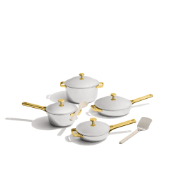 Image showing the Titanium Pro Cookware Set, Chrome & Gold product.