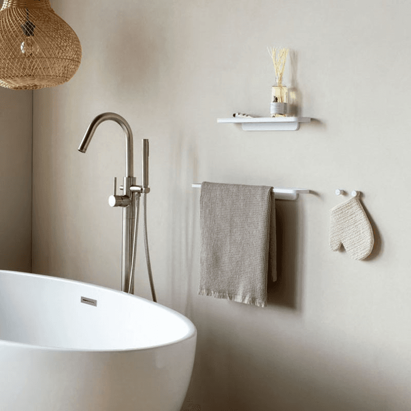 MindSet Bathroom Shelf, Mineral Fresh White