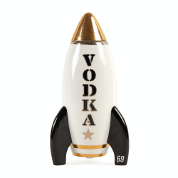 Image showing the Rocket - Vodka Decanter, H25.4cm, White/Black/Gold product.