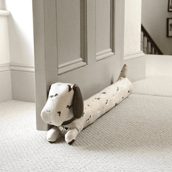 Image showing the Woof Draught excluder, L90 x H20 x W9cm, Beige product.