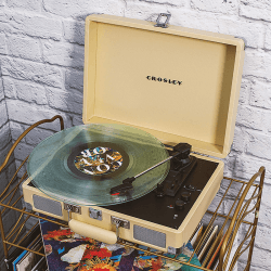Image showing the Cruiser Deluxe Plus Portable Turntable, Fawn product.