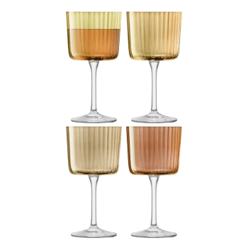 Image showing the Gems Set of 4 Wine Glasses, 250ml, Amber product.