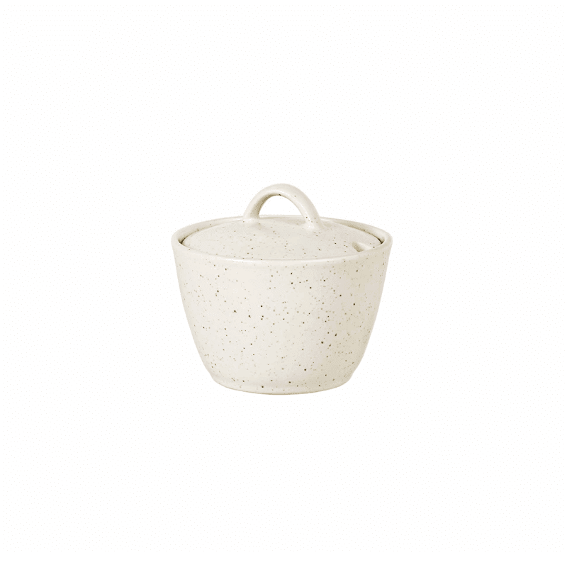 Nordic Vanilla Sugar Bowl, D10.5cm, Off White