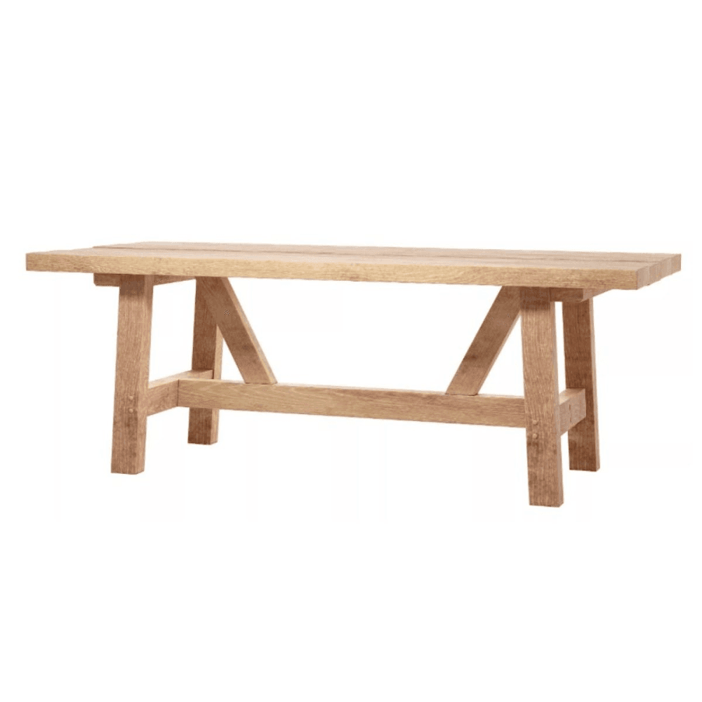 Kingsley Dining Table, Medium, Black Oak
