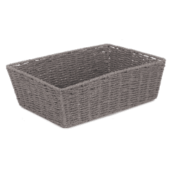 Image showing the Extra Large Grey Paper Rope Tray product.