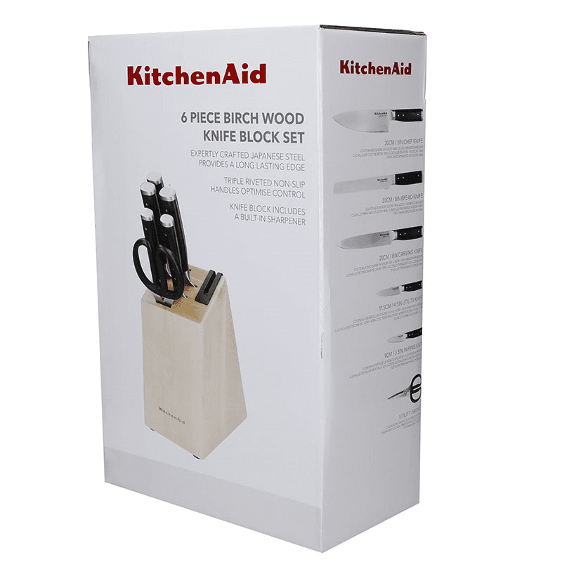 Gourmet 6 Piece Knife Block Set