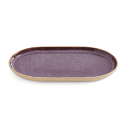 Image showing the Minerals Oval Platter, L30.5 x W16cm, Amethyst product.