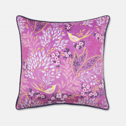 Image showing the Song Bird Cushion, 50 x 50cm, Mauve product.