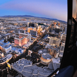 Image showing the Honeymoon Helicopter Flight at Night product.