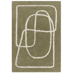 Image showing the Matrix Rug, 120 x 170cm, Sage product.