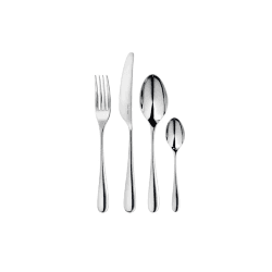 Image showing the Arden Bright 24 piece cutlery set, Stainless Steel product.