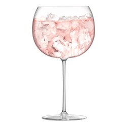 Image showing the Borough Set of 4 balloon glasses, 680ml, clear product.