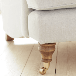 Image showing the Bluebell Sofa, Two and a Half Seat, Taupe Brushed Linen, Taupe product.