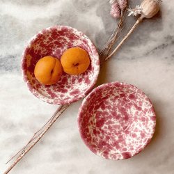 Image showing the Splatter Nut Bowl, D12cm, Cranberry product.