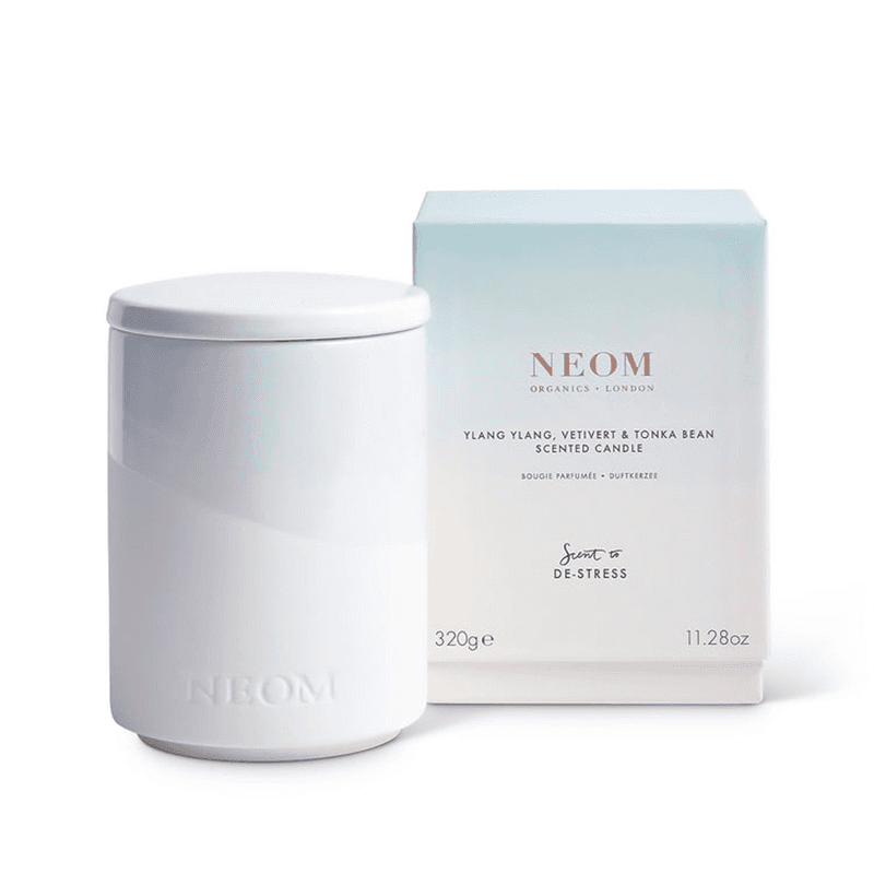 Scent to  De-Stress Ylang Ylang, Vetivert & Tonka Bean 2 Wick Candle, 320g