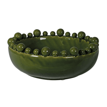 Image showing the Bobble Edge Bowl, D37cm, Green product.