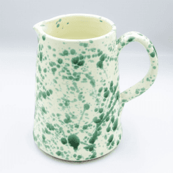 Image showing the Splatter Jug, H14cm, Pistachio product.