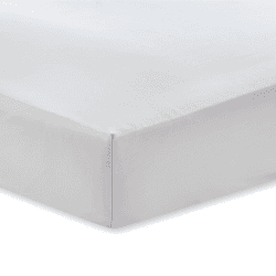 Image showing the 400Tc Cotton Sateen Double Fitted Sheet, Dove Grey product.