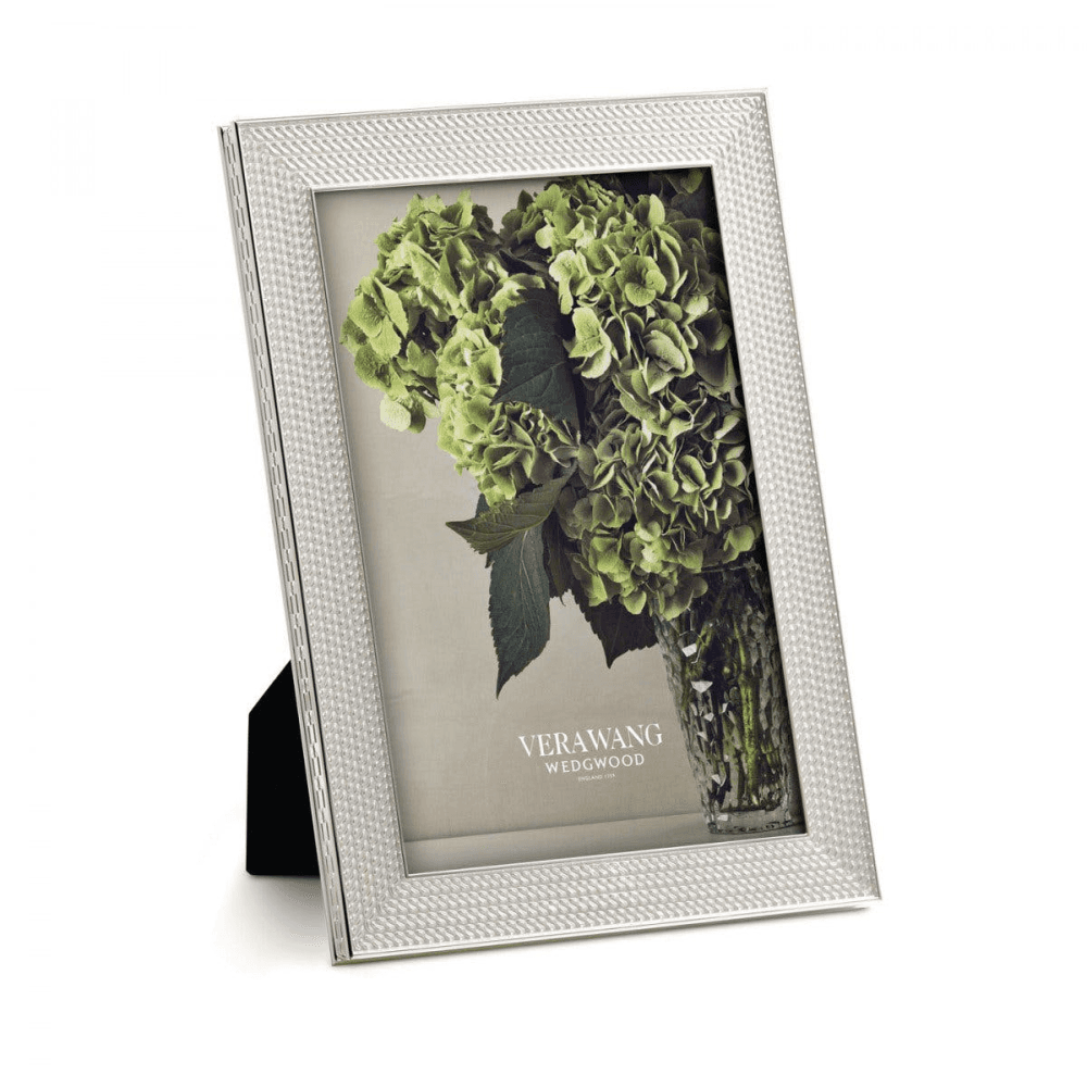With Love Nouveau Photo Frame, 4 x 6", Silver Plate
