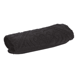 Image showing the Enzo Bath mat, 54 x 110cm, Carbon product.