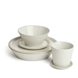 Image showing the Urban Dining 6 Piece Dinnerware Set, White product.