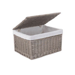 Image showing the Antique Wash Lined Storage Hamper, Extra Large product.