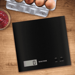 Image showing the Arc Digital kitchen scale, 18 x 17.8 x 2.5cm, Black product.