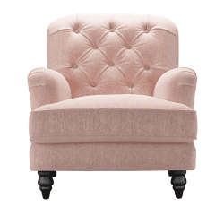 Image showing the Snowdrop Armchair, Pavilion Pink product.