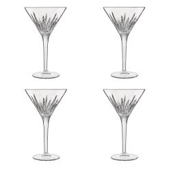 Image showing the Mixology Set of 4 Martini Glasses, 215ml, Clear product.