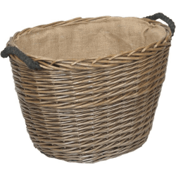 Image showing the Oval Log Basket, Medium product.