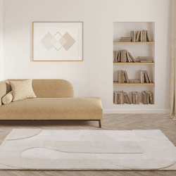 Image showing the Tova Rug, 160 x 230cm, Ivory product.