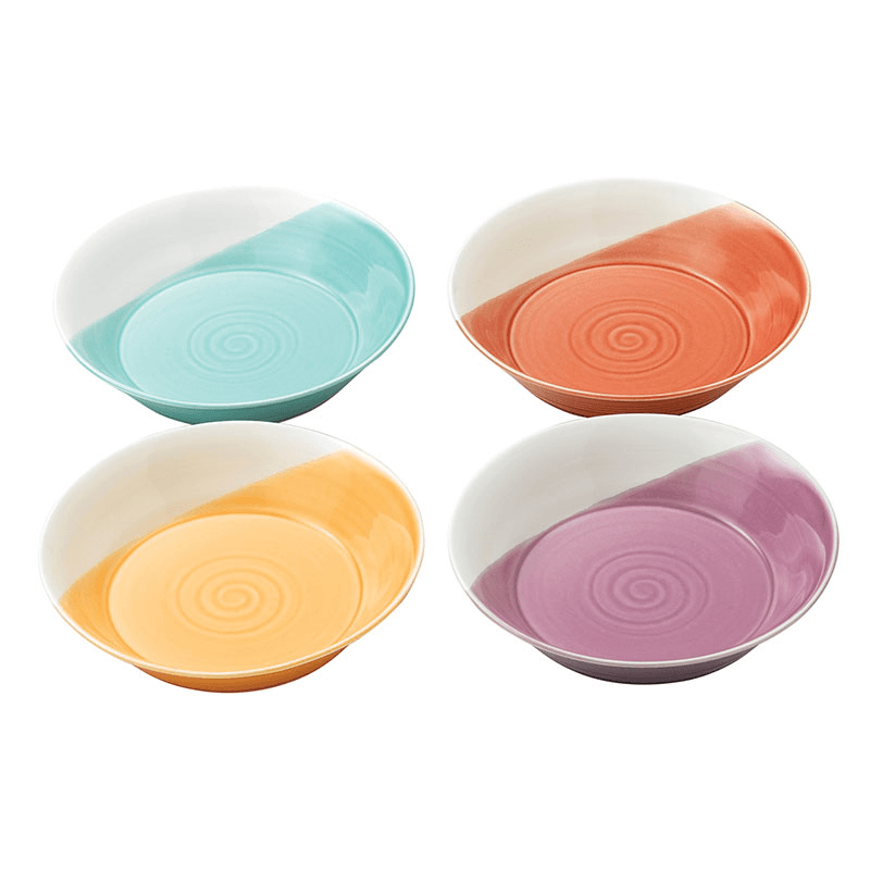 1815 Brights Set of 4 pasta bowls, 22cm, Mixed Colours