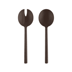 Image showing the 2 piece salad servers, L32cm, Acacia Wood product.