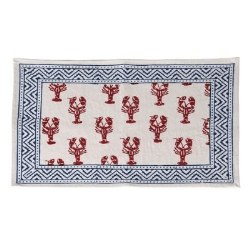 Image showing the Placemat, Handblock Lobster, Set of 4 product.