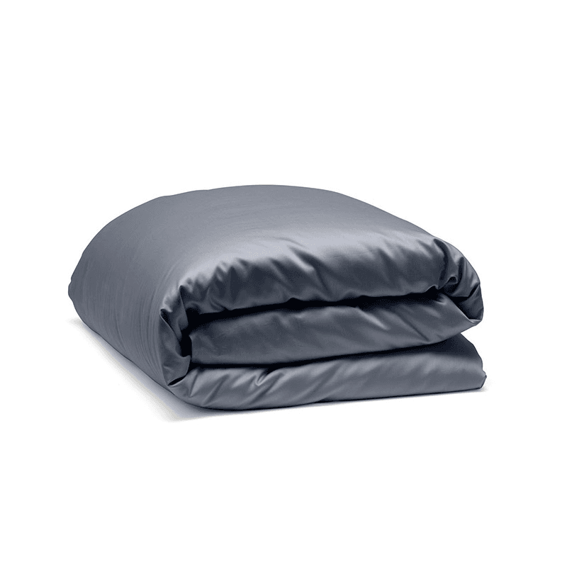 Luxe Cotton Duvet Cover, Super King, Ink