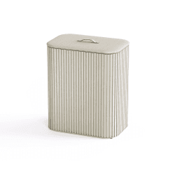 Image showing the Tota Luxe Laundry Basket, 90L, Ecru product.