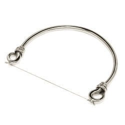 Image showing the Polished Knot Cheese wire, 12 x 13cm, Silver Plate product.