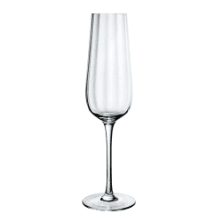 Image showing the Rose Garden Champagne Flute Set of 4, 120ml, Clear product.